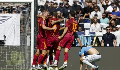 Slavlje fudbalera Rome