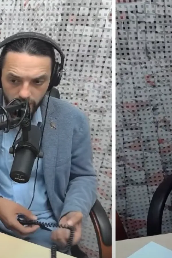 Aleksandar Dragićević u studiju Radija D