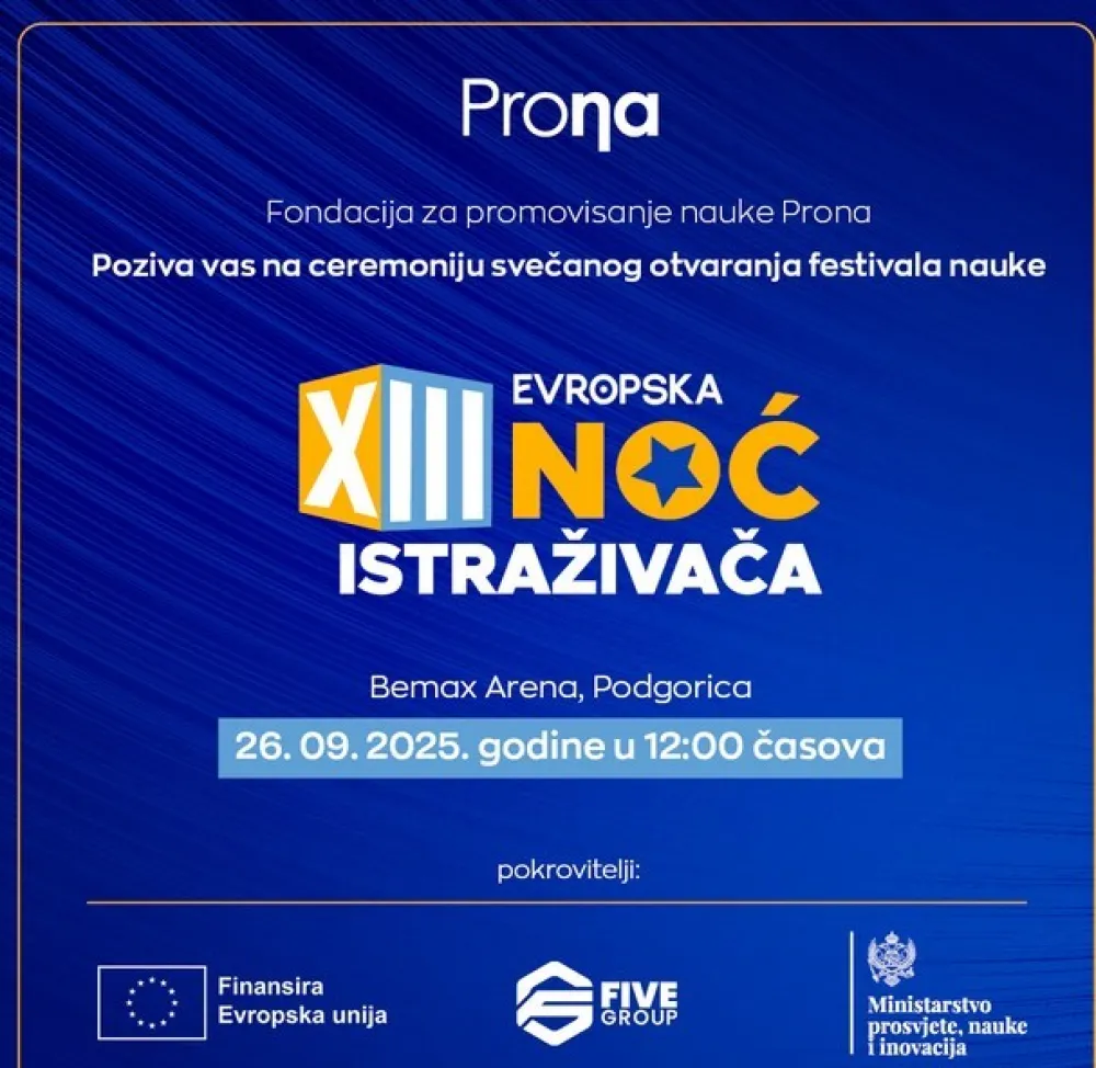  13. Festivala Evropska NOĆ ISTRAŽIVAČA,