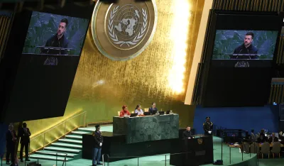 zelenski održao govor u UN