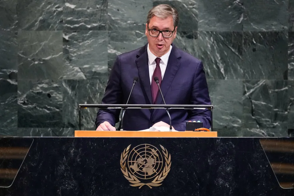 Vučić sa generalnim sekretarom UN: Kosovo, jedna od tema