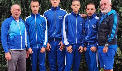 Бјелопољски боксери са тренерима