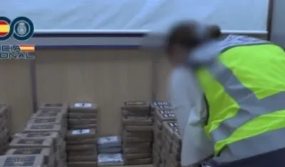 Polic&iacute;a Nacional, oduzet kokain