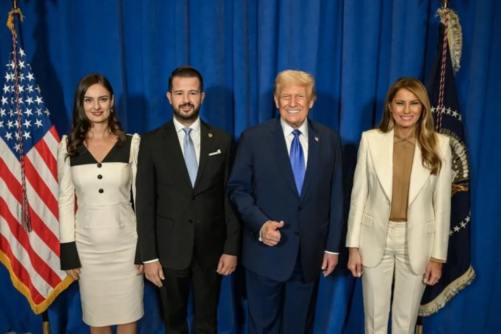 Milatović sa Trampom: Nastavljamo da gradimo mostove saradnje i prijateljstva između Crne Gore i SAD-a