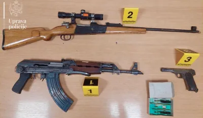 oduzeto oružje u NIk&scaron;iću