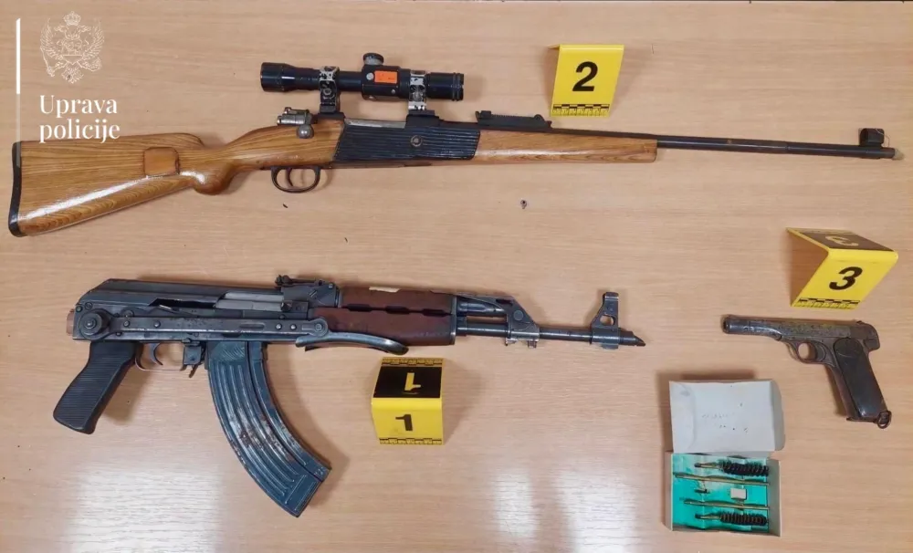 oduzeto oružje u NIk&scaron;iću