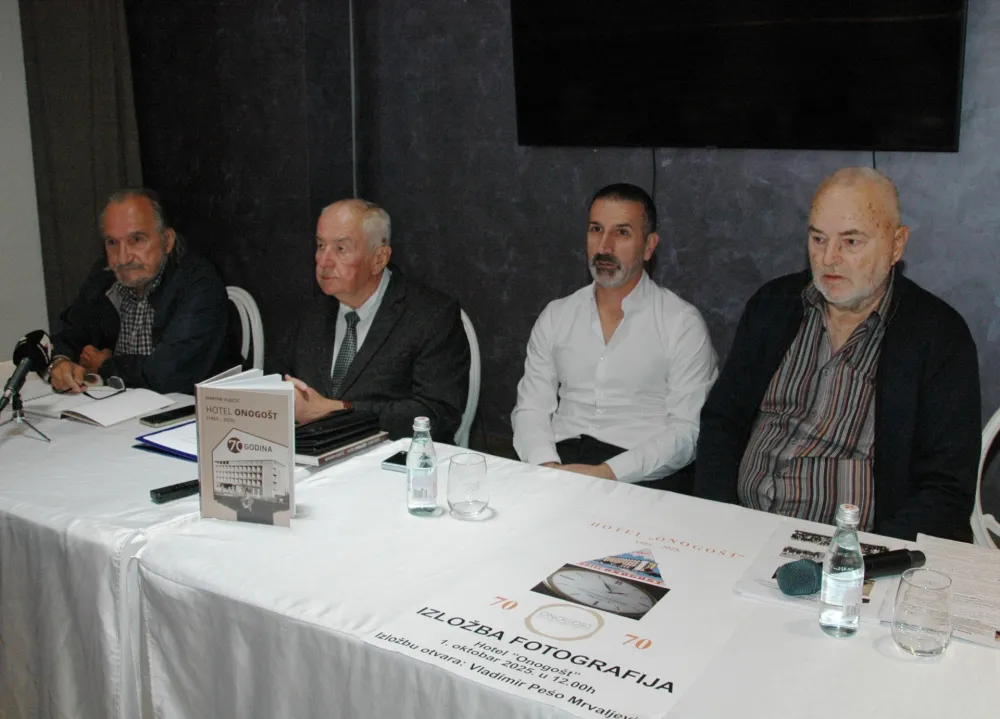 Predstavljena monografija hotela "Onogo&scaron;t": 70 godina nik&scaron;ićkog ugostiteljstva