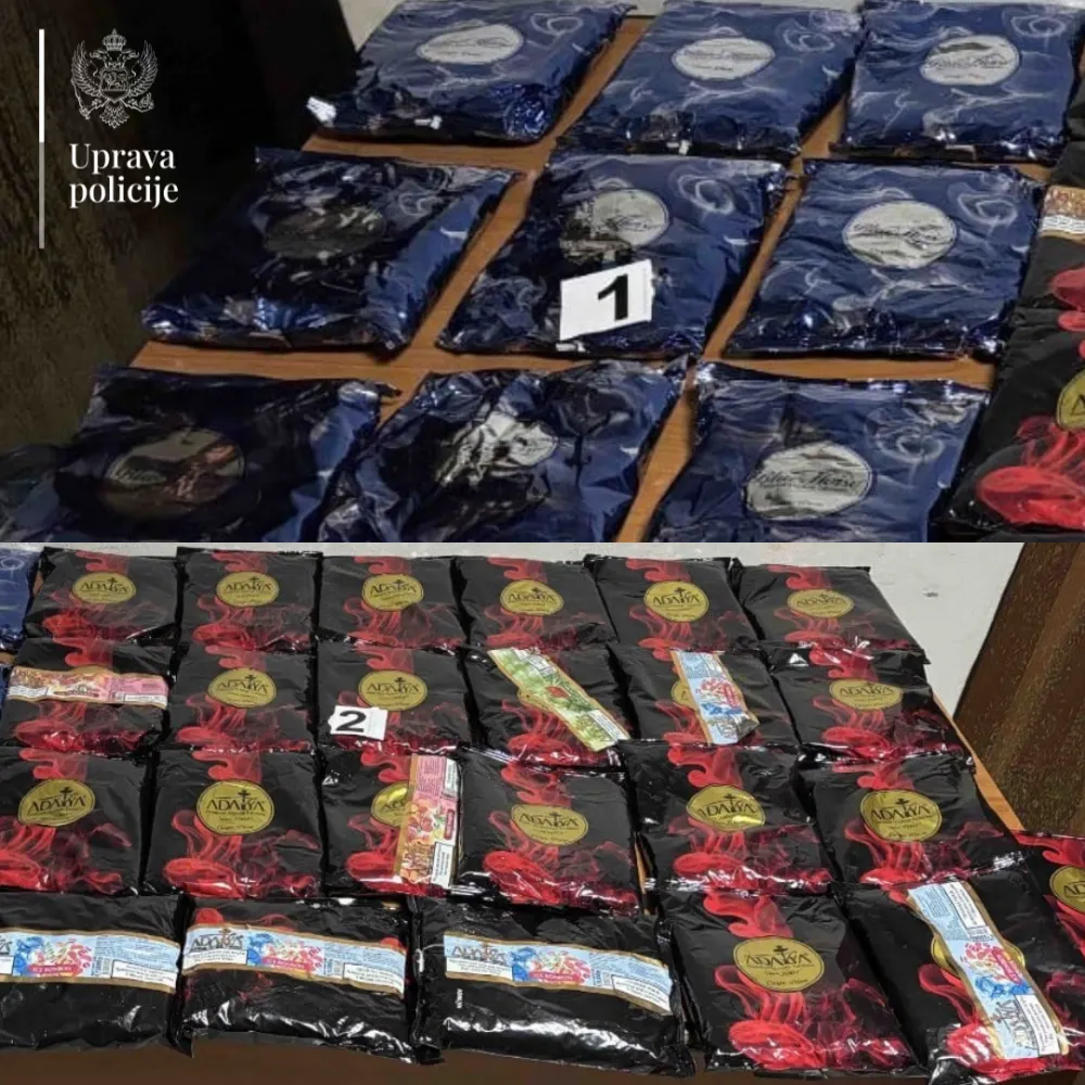 Krivična prijava zbog krijumčarenja duvanskih proizvoda za nargilu