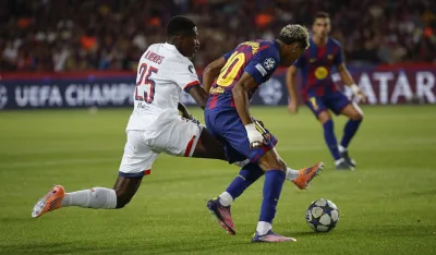 Sa meča Barselona - PSŽ