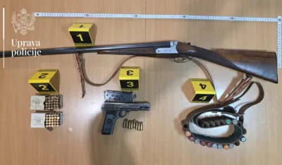 Pretres u Bijelom Polju: Oduzeti pi&scaron;tolj, pu&scaron;ka i municija