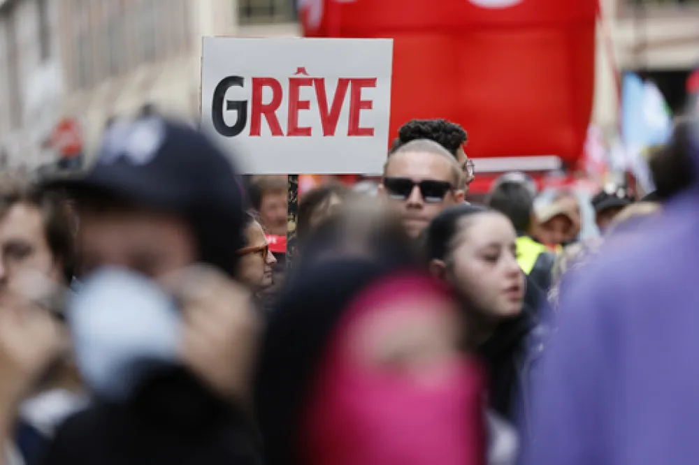 &Scaron;trajk u Francuskoj: Očekuje se između 300.000 i 350.000 učesnika