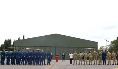 Svečano otvoren hangar Vazduhoplovstva VCG