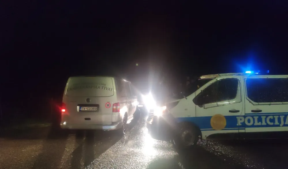 Pogrebno vozilo iz Tivta do&scaron;lo po tijelo ubijenog