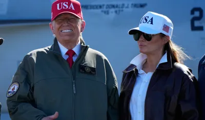 Donald Tramp Melanija Tramp