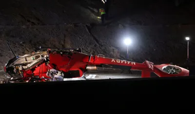 (FOTO/VIDEO) Helikopter se sru&scaron;io u Kaliforniji, povrijeđene tri osobe