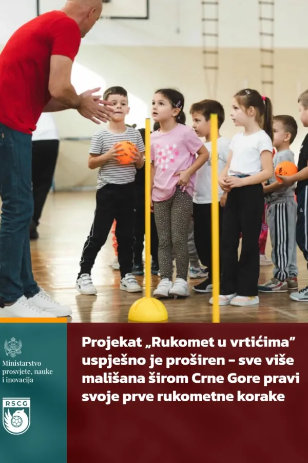 Projekat "Rukometić" na sjeveru Crne Gore