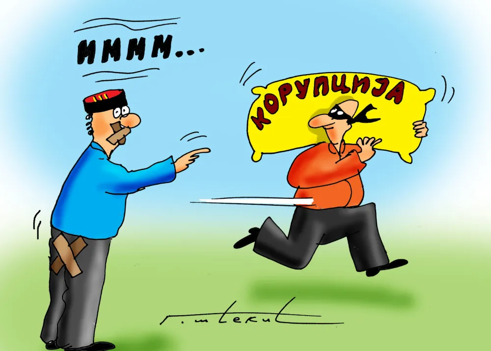 zatvorena usta na korupciju