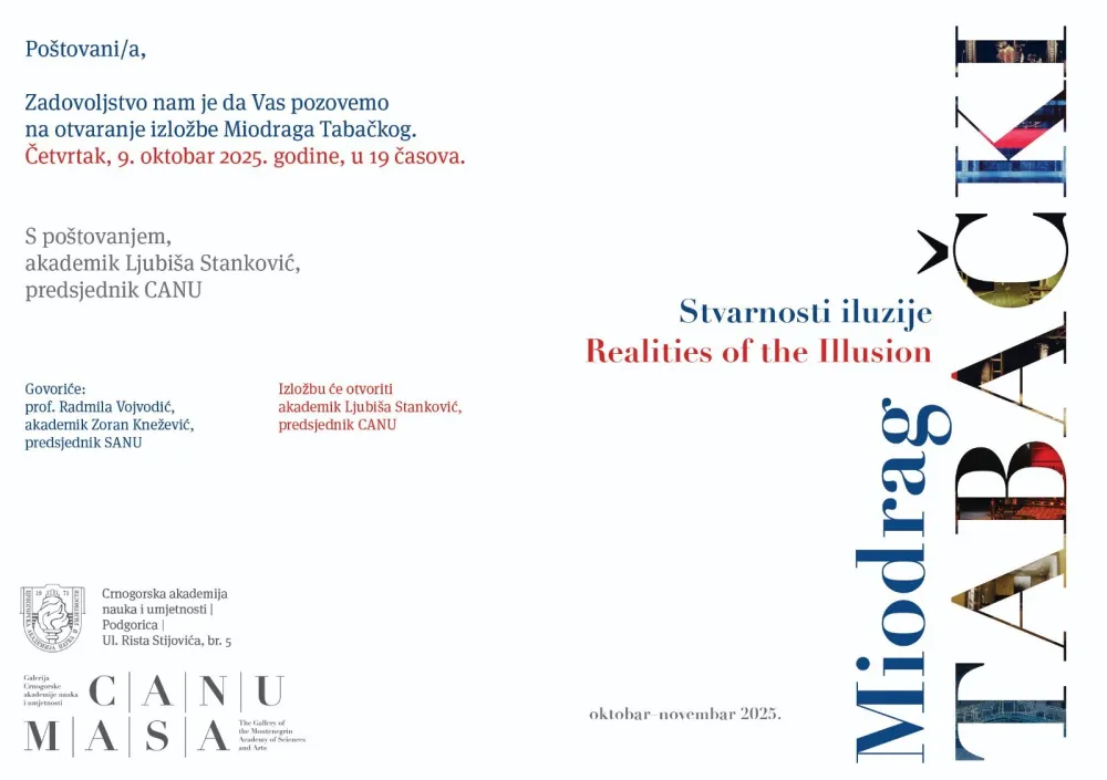 Vizual za izložbu u CANU