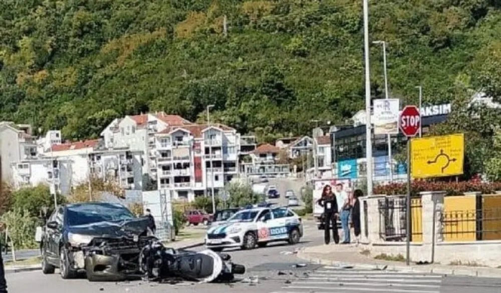Motociklista te&scaron;ko povrijeđen u Meljinama