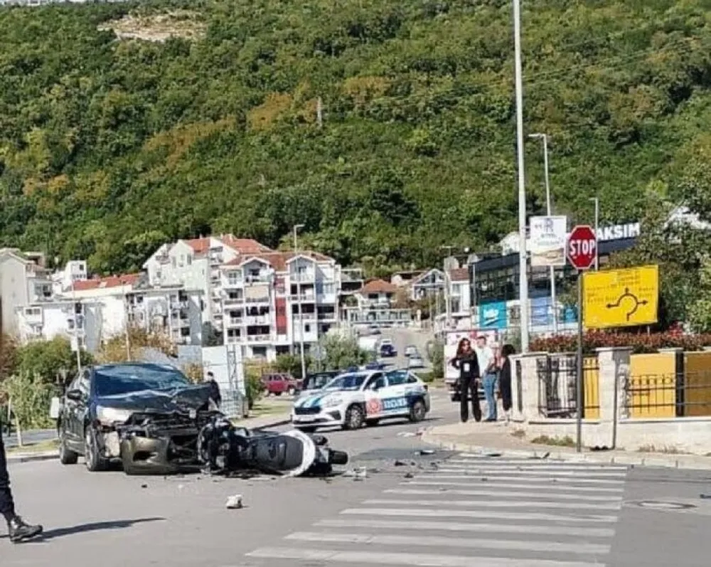 Motociklista te&scaron;ko povrijeđen u Meljinama