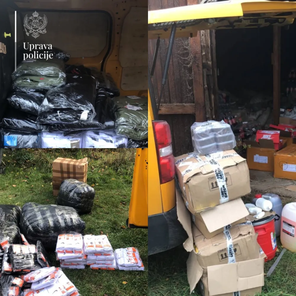 U Beranama oduzeta tekstilna i druga roba u vrijednosi većoj od 8.700 eura