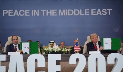 Tramp prvi potpisao primirje u Gazi