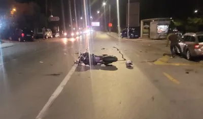 Motociklista povrijeđen u udesu u Baru