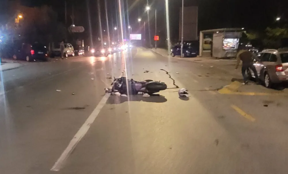 Motociklista povrijeđen u udesu u Baru