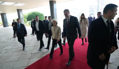 Fon der Lajen posle sastanka s Vučićem: Stav EU podrazumijeva slobodu, a ne represiju