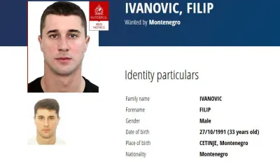 FIlip Ivanović na potjernici INTERPOLA