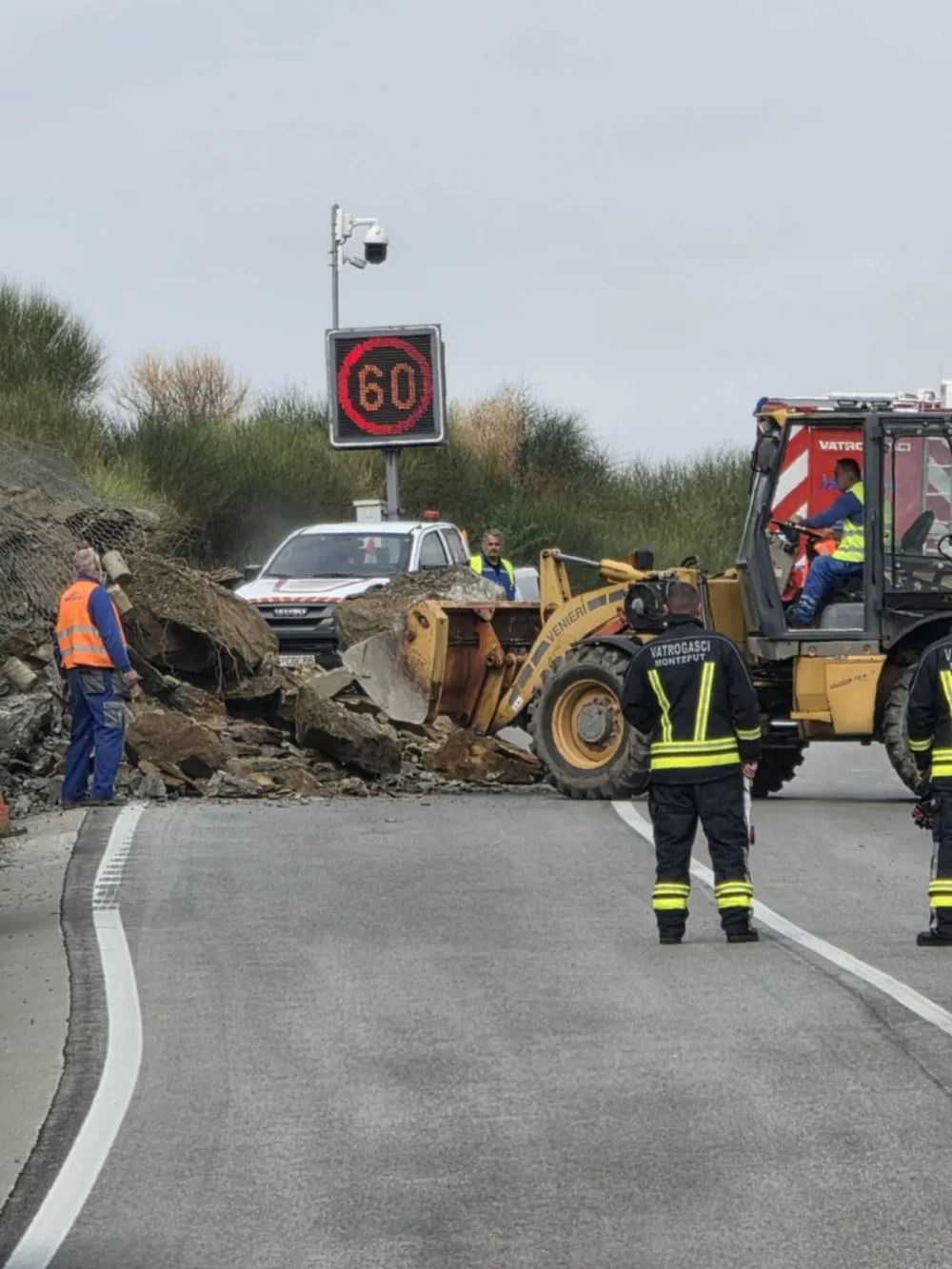 Odron na putu Podgorica-Bar