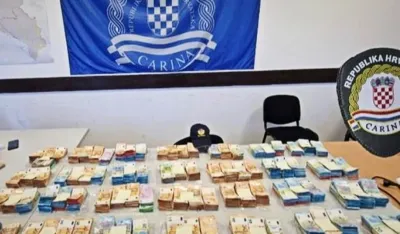 Rekordna zapljena: Državljanin Albanije skrivao 700.000 eura na granici sa Crnom Gorom