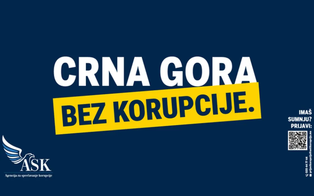 Pokrenuta nacionalna kampanja "Crna Gora bez korupcije"