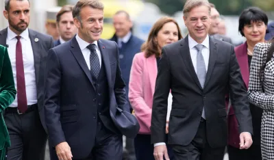 Makron u prvoj zvaničnoj posjeti Sloveniji