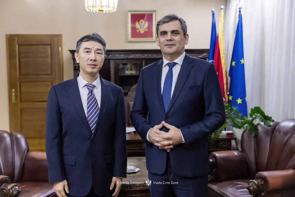 Ibrahimović primio u nastupnu posjetu ambasadora Narodne Republike Kine