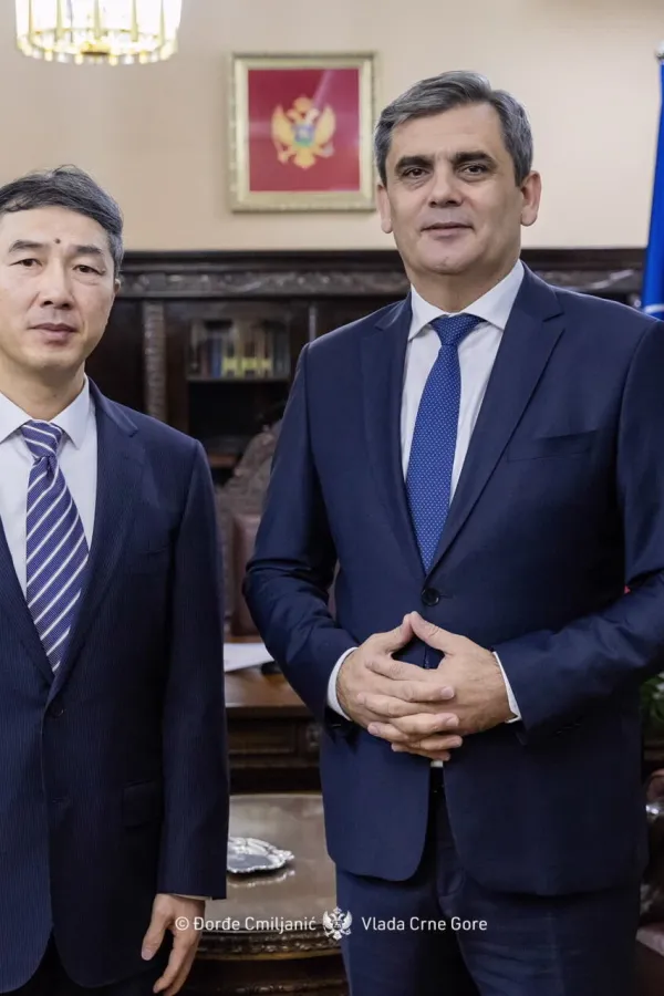 Ibrahimović primio u nastupnu posjetu ambasadora Narodne Republike Kine