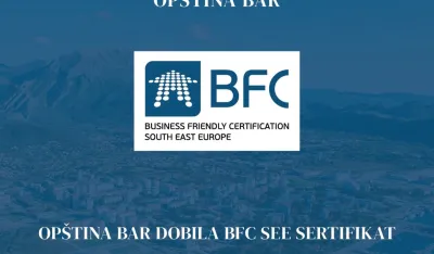 Op&scaron;tini&nbsp;Bar&nbsp; status lokalne samouprave sa povoljnim poslovnim okruženjem u Jugoistočnoj Evropi