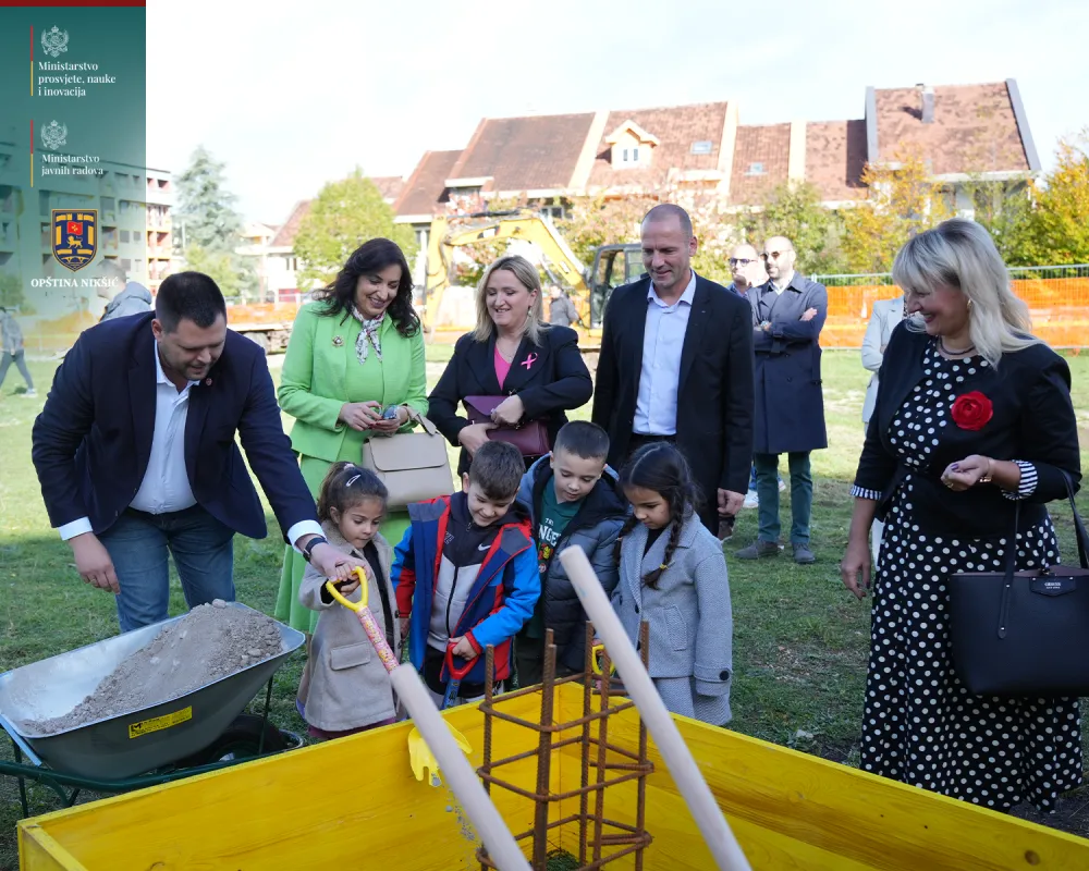Položen kamen temeljac za novi vrtić u Nik&scaron;iću
