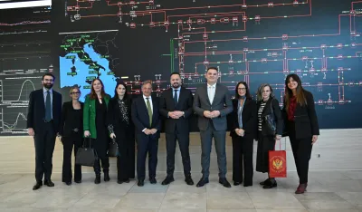 &Scaron;ahmanović u posjeti operativnom centru kompanije Terna u Rimu