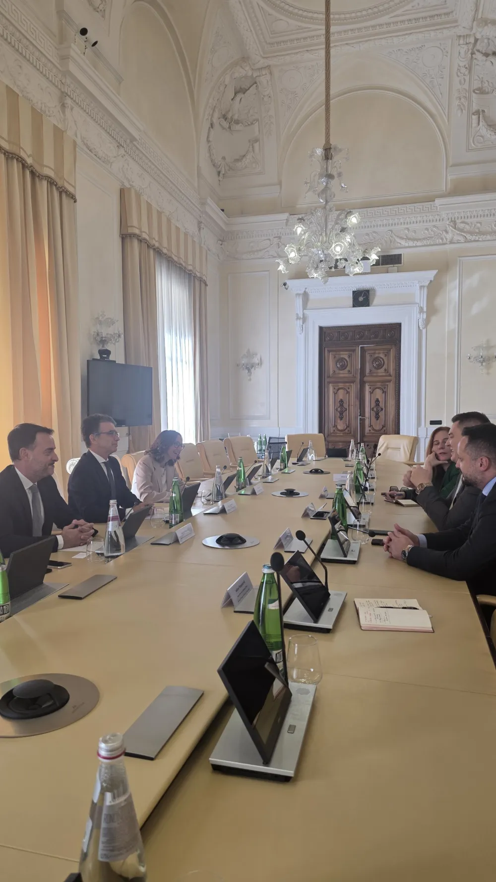 &Scaron;ahmanović u posjeti razvojnoj banci CDP u Rimu 