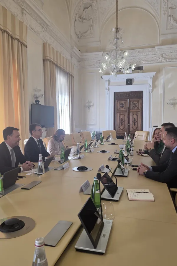 &Scaron;ahmanović u posjeti razvojnoj banci CDP u Rimu 