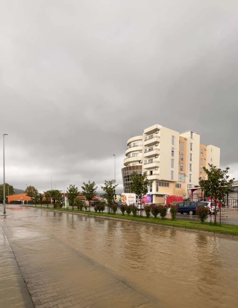 Nevrijeme u Ulcinju, poplavljene ulice