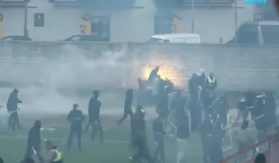 UP: Uhap&scaron;eno sedam osoba zbog sukoba koji su juče izazvali navijači "Vojvode" na utakmici u Nik&scaron;iću