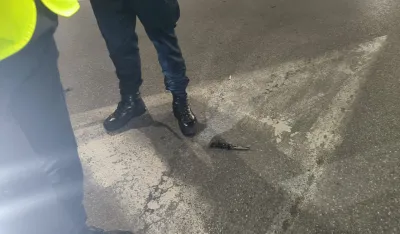 Podgorica: Građani prijavili da je neko iz auta izbacio nož