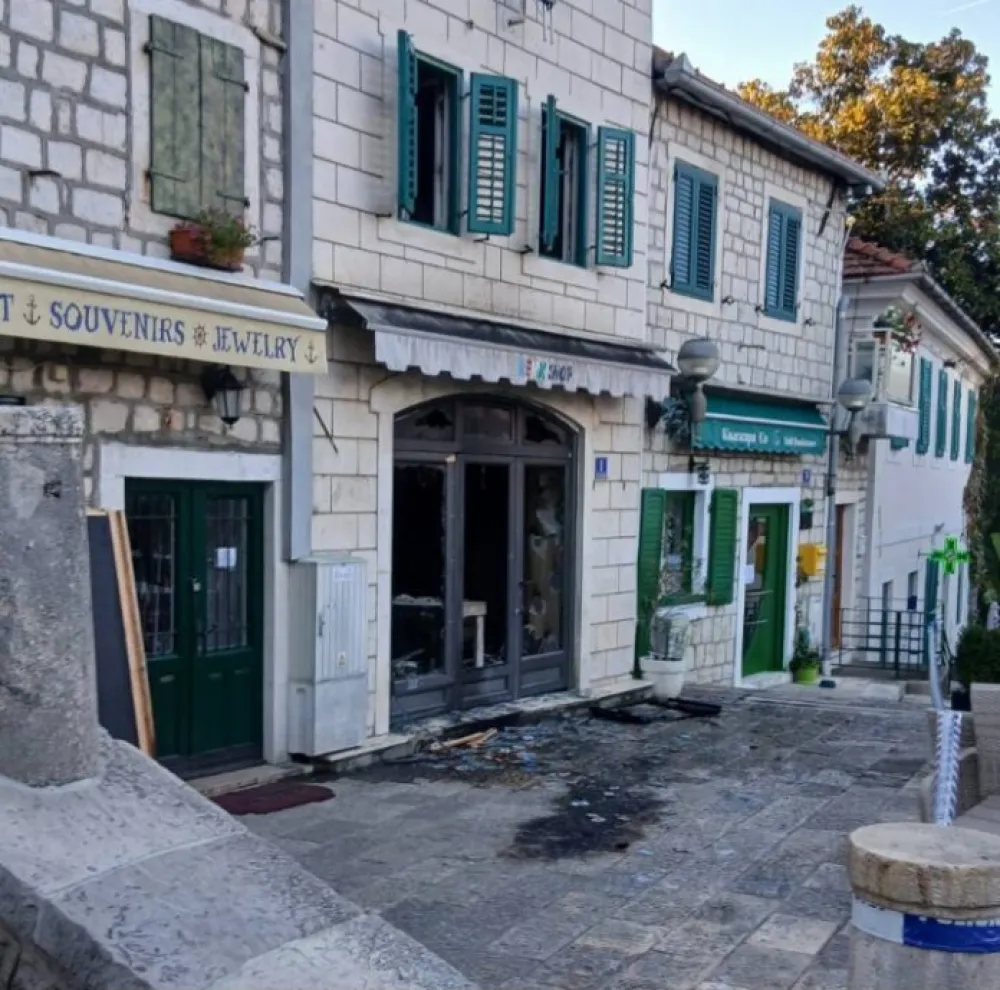 Herceg Novi: Požar u radnji turskog državljanina