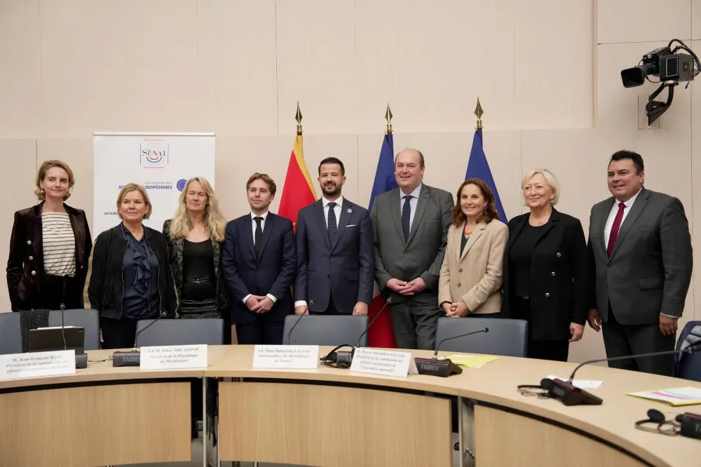 Milatović u Senatu Francuske: Crna Gora zaslužuje da bude naredna članica Evropske unije