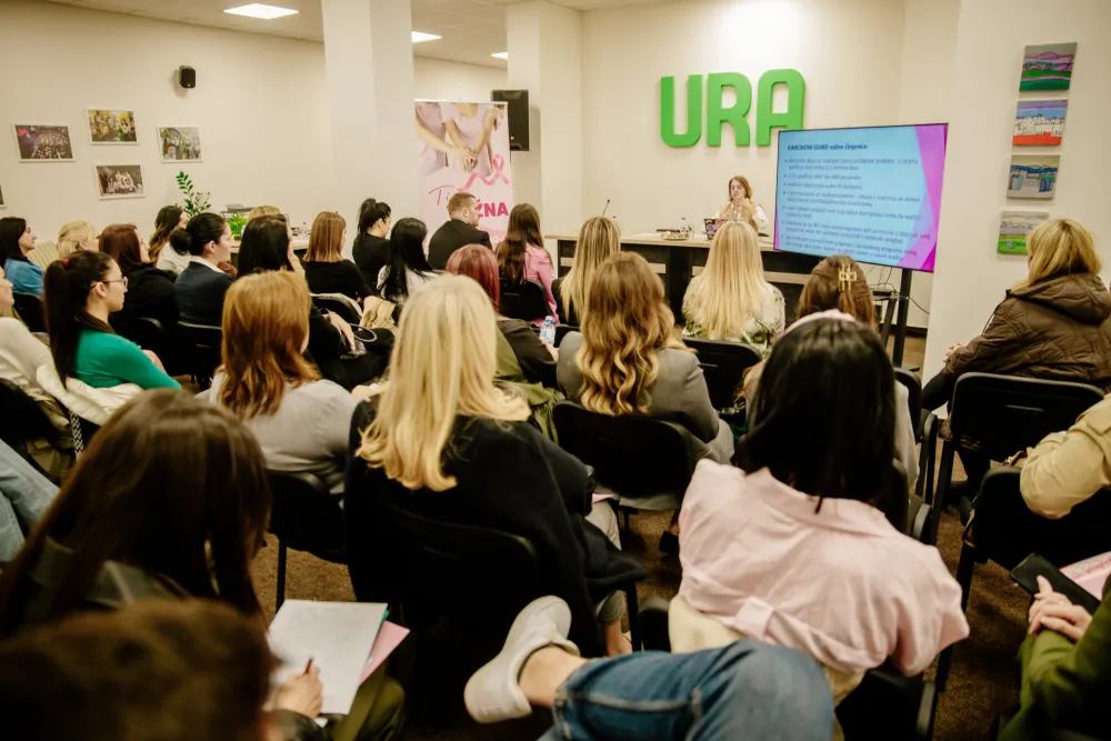 Forum žena URE organizovao predavanje dr Lekić povodom ružičastog oktobra - mjeseca borbe protiv raka dojke