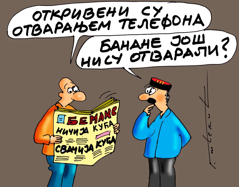 Goran &Scaron;ćekić karikatura Dana