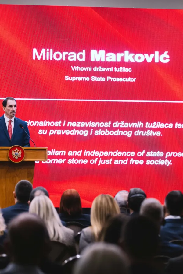 Marković: Na&scaron; cilj je jasan &ndash; tužila&scaron;tvo koje je efikasno, transparentno i koje uživa povjerenje građana