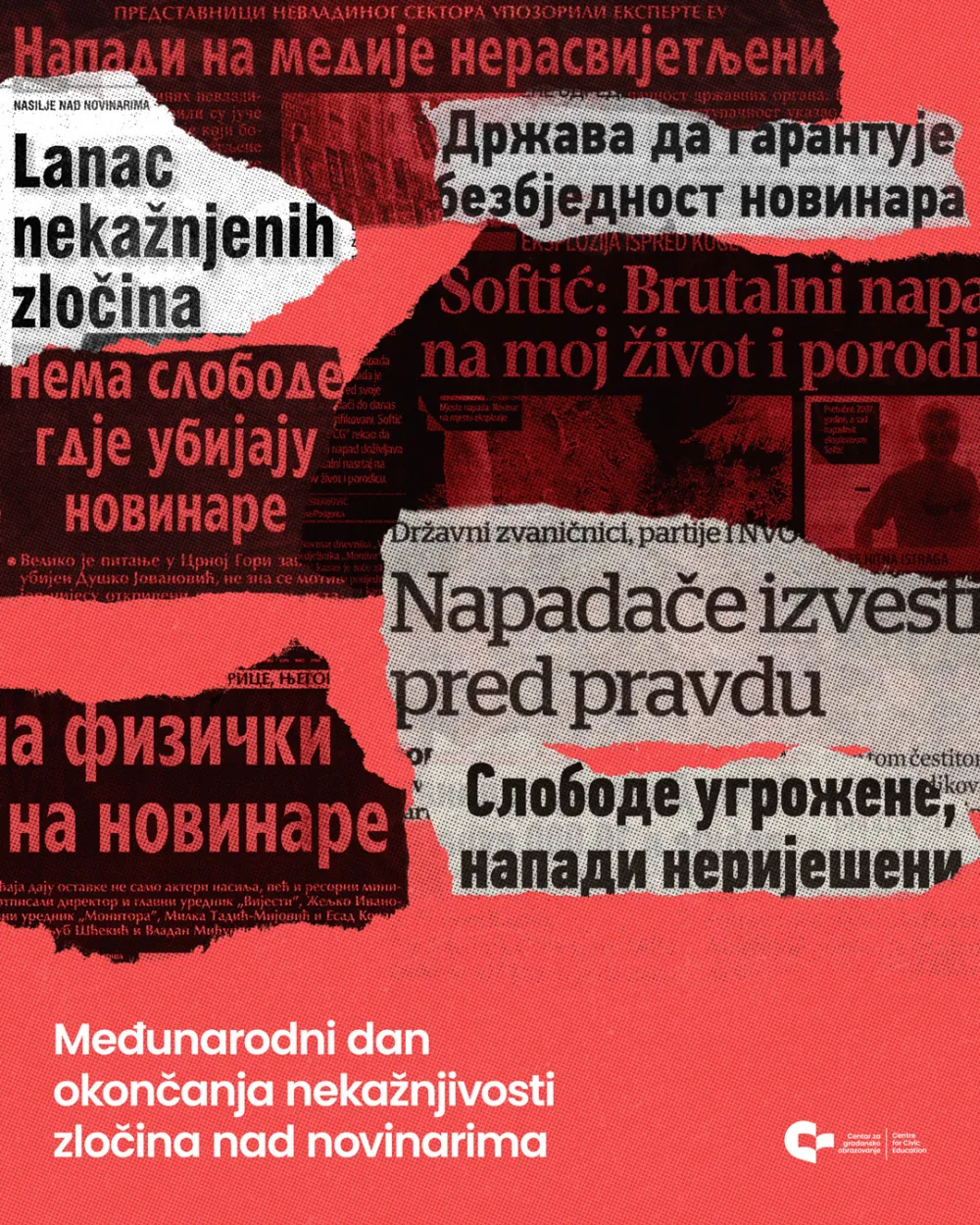 CGO:&nbsp;Nekažnjivost napada na novinare ostaje ozbiljan test za institucije
